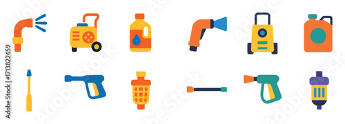 Colorful Power Tools Icons