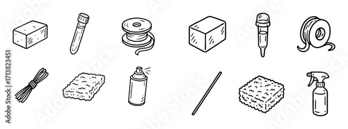 Florist Supplies Icons