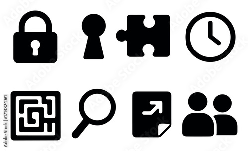 Quest Room Icon Set