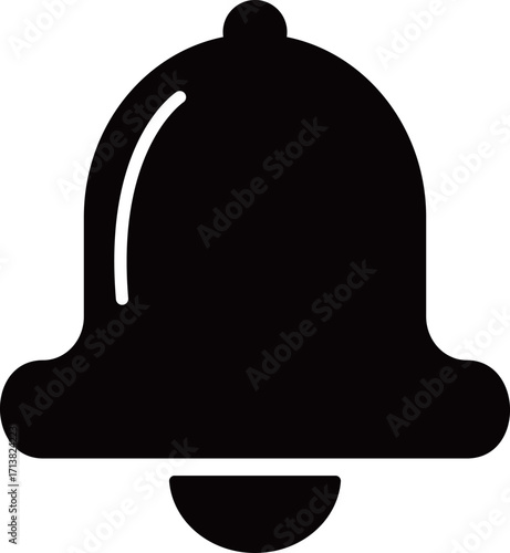 ベルのアイコン　モノトーン