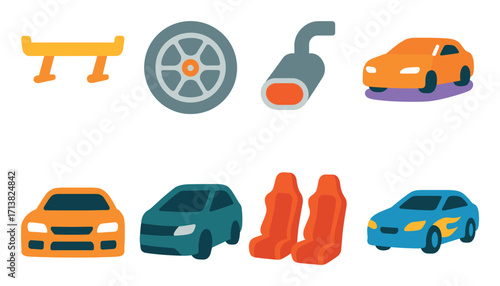 Car Tuning Icons