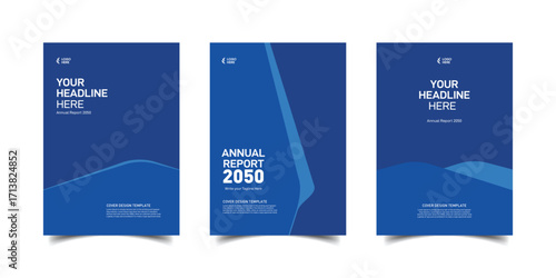A modern financial concept vector set with a variety of plastic credit cards and web icons for secure online payment, finance, and banking services, Corporate annual report cover design
