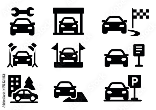 Car Tuning Icons