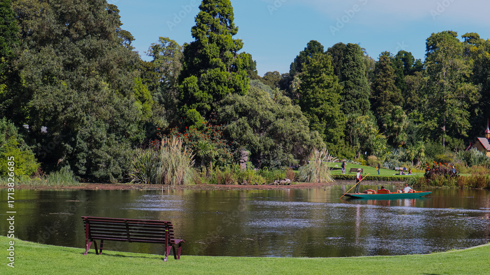 Obraz premium Calming and peaceful chill spot in the Royal Botanic Gardens