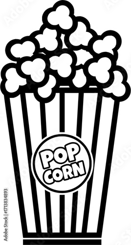 Bursting with flavor, this iconic popcorn tub evokes cinematic joy and fun snack times.