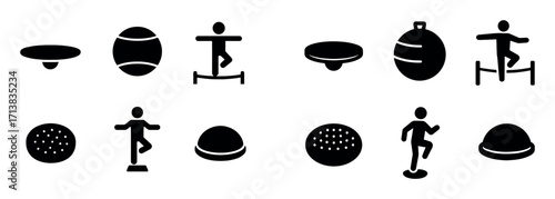 Fitness Balance Icons