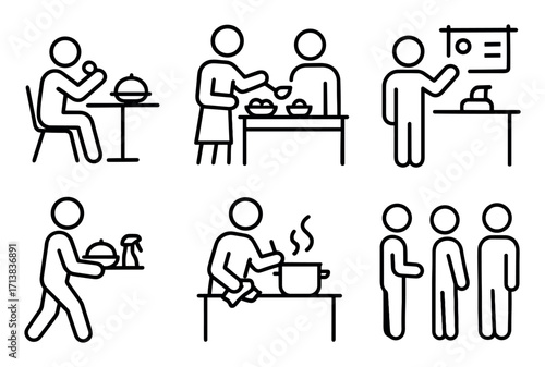 Cafeteria Icon Set