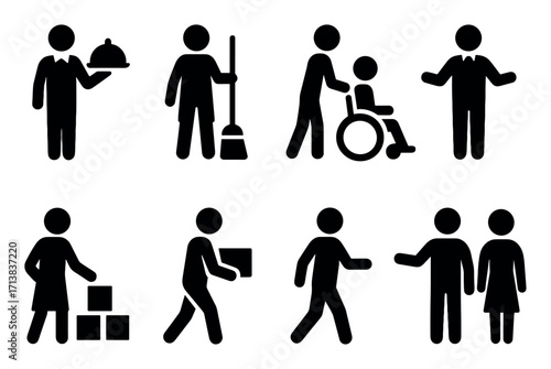Service Staff Icons