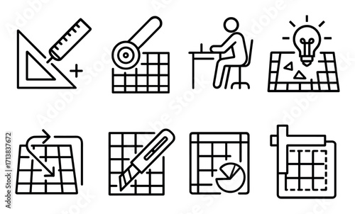 Cutting Table Icons