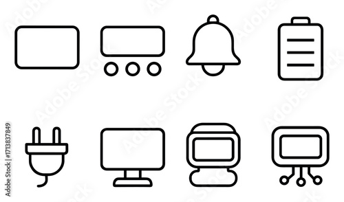 Digital Clock Icons