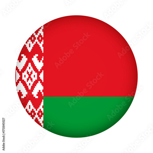 Free Download Belarus flag round. 3d illustration round button flag of Belarus transparation png - GFXLoad