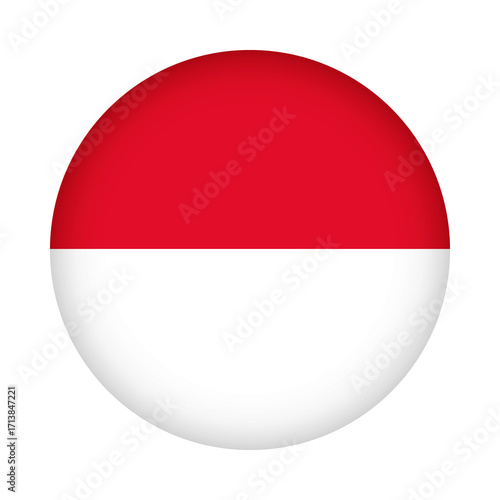 Monaco flag round. 3d illustration round button flag of Monaco transparation png Free Download Monaco flag round. 3d illustration round button flag of Monaco transparation png - GFXLoad