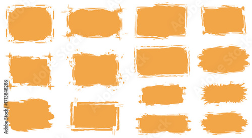 Dynamic grunge frames for creative design projects needing an authentic, raw edge flair