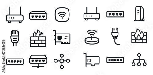 Office Networking Icons