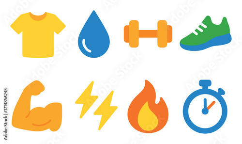 Colorful Sports Icons