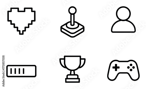 Minimalist Gaming Icons