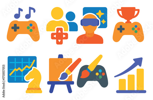 Colorful Gaming Icons