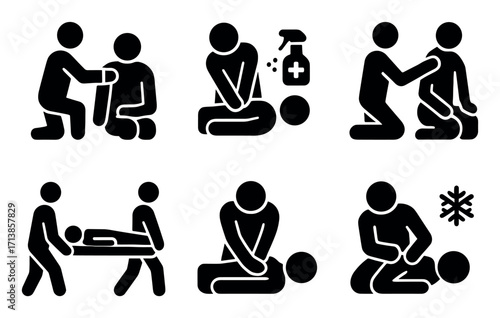 First Aid Icons Grid