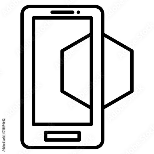 Overlaid Sensory line icon