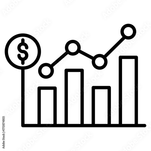 Sale line icon