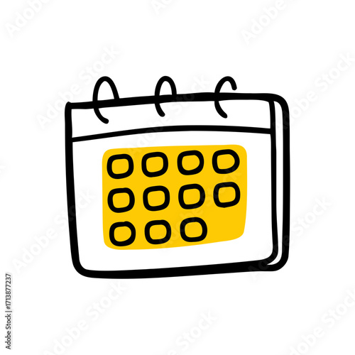Business Calendar Event Schedule Icon For Web And Graphic Design