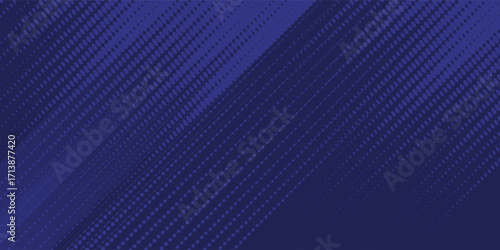 Bright navy blue dynamic abstract vector background with diagonal lines. Trendy classic color of 2020. 3d cover of business presentation banner for sale event