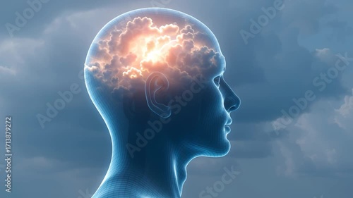 Emotion control and cognitive biases concept. Financial and investment psychology.