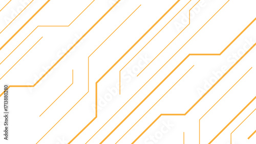 Abstract technology-inspired background with diagonal circuit-like lines. Electronic pathways or futuristic wiring patterns. Linear flow sense of motion, innovation, and connectivity.