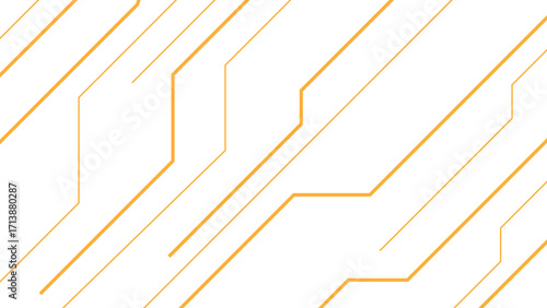 Abstract technology-inspired background with diagonal circuit-like lines. Electronic pathways or futuristic wiring patterns. Linear flow sense of motion, innovation, and connectivity.