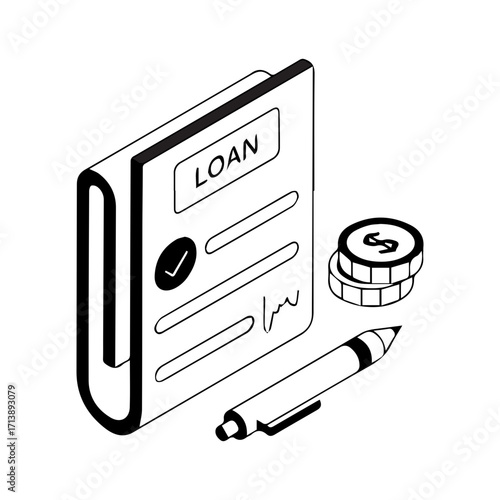 Loan Agreement Icon