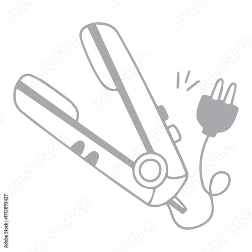 Hair Straightener Icon