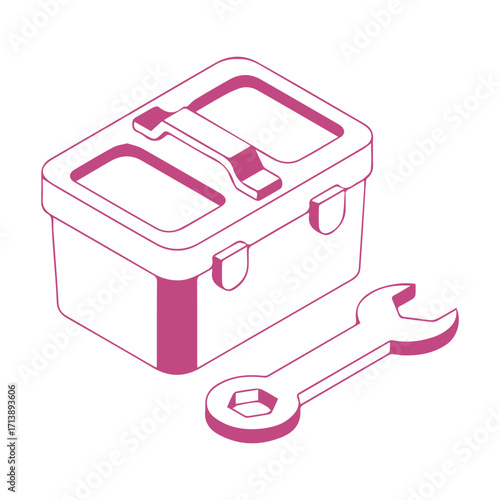 Toolbox and Wrench