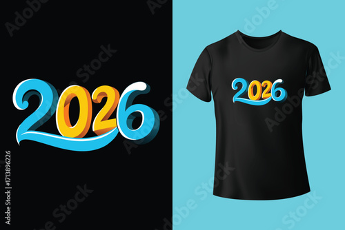 new year t shirt design