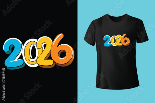new year t shirt design