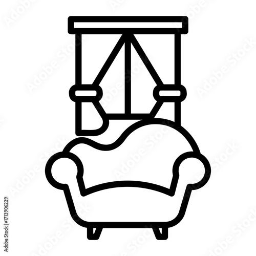 living room Line Icon