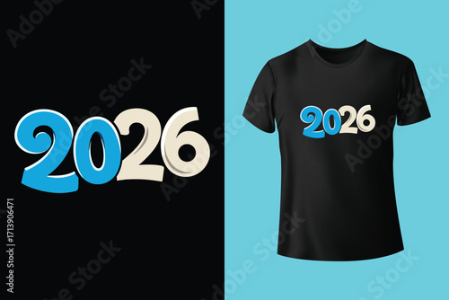new year t shirt design