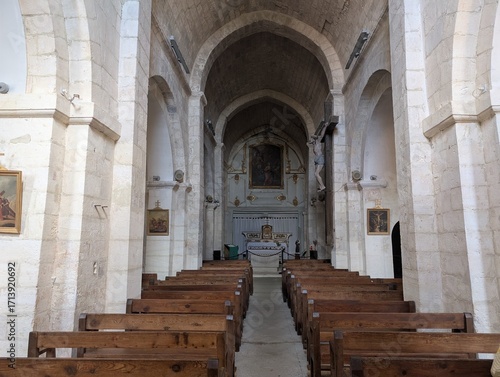 Church in Roussillon, Provence (France)