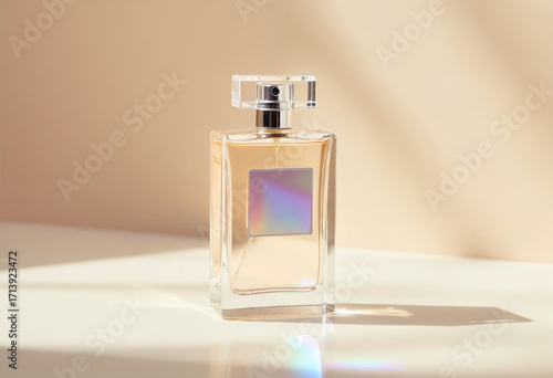 Wallpaper Mural  A bottle of perfume with a white square on the bottom Torontodigital.ca