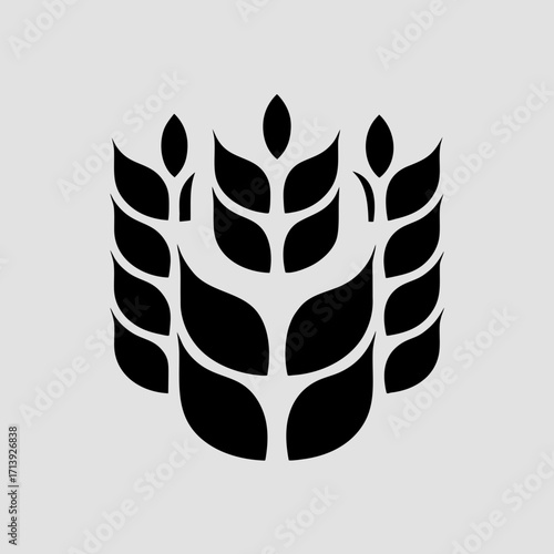 Wheat grain harvest agriculture field farm crop organic food healthy bread bakery vector illustration | editable eps