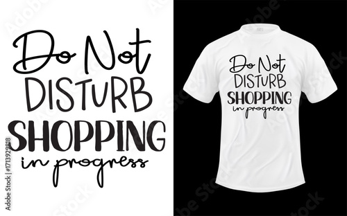 A stylized illustration depicting a shopping cart with a do not disturb sign symbolizing a break from consumerism or a quiet shopping experience perfect for editorial or conceptual use