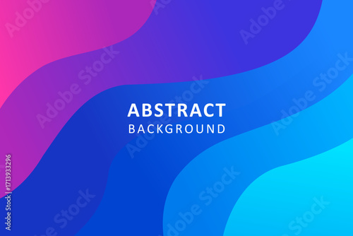 Modern gradient blue and purple abstract background with smooth wave shapes and fluid curves.