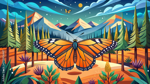 Monarch Butterfly Biosphere Reserve, Mexico, protects the wintering grounds of millions of monarch butterflies, blanketing oyamel fir forests with shimmering orange wings.