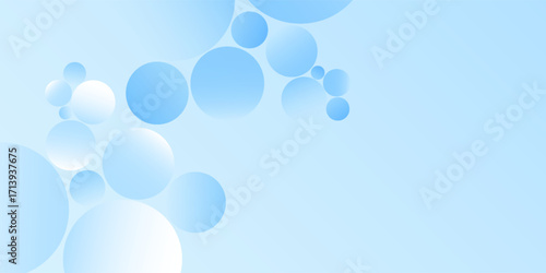 Modern geometric background gradient soft light blue bokeh for Graphic Business background hitech modern abstract simple