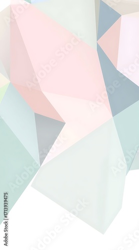Geometric abstract pastel background design with soft colors and lines