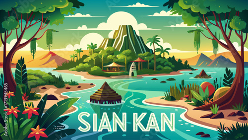 Sian Ka’an Biosphere Reserve, Mexico’s Yucatán Peninsula, features mangroves, barrier reefs, and tropical forests—home to remarkable biodiversity and ancient Mayan canals.