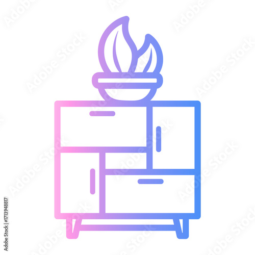 decoration Line Gradient Icon
