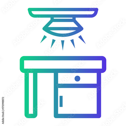 extractor Line Gradient Icon