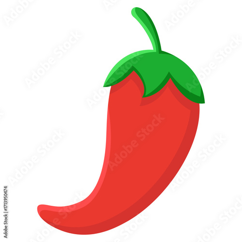 red chilli pepper illustration