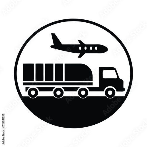 Fuel Tanker Airport Icon