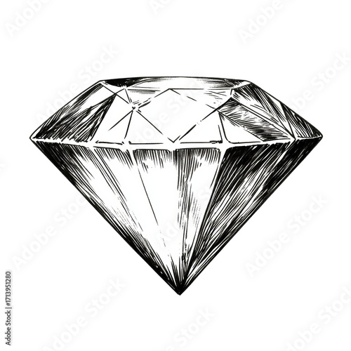 Detailed sketch of a diamond (5)
